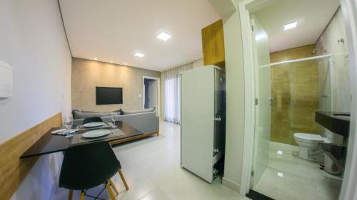 Koupelna v ubytování Viena Apart Hotel