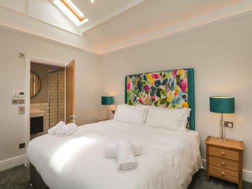 Voodi või voodid majutusasutuse Hazelnut Cottage toas