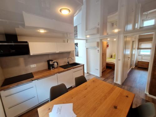 Η κουζίνα ή μικρή κουζίνα στο Apartment-1 Rödermark