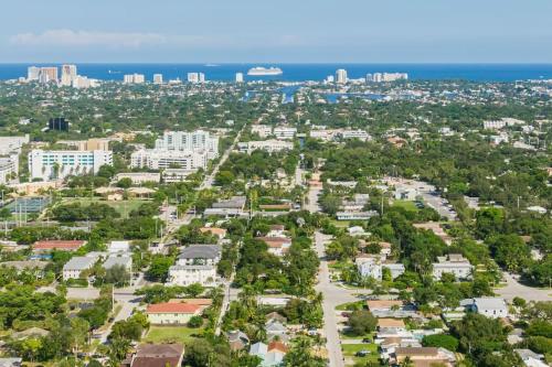Nespecifikovaný výhled na destinaci Fort Lauderdale nebo výhled na město při pohledu z vily