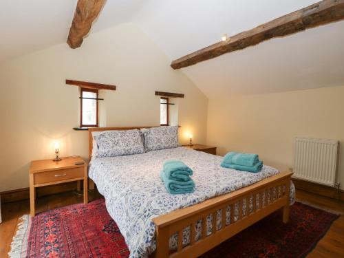 Katil atau katil-katil dalam bilik di Sutton Barn