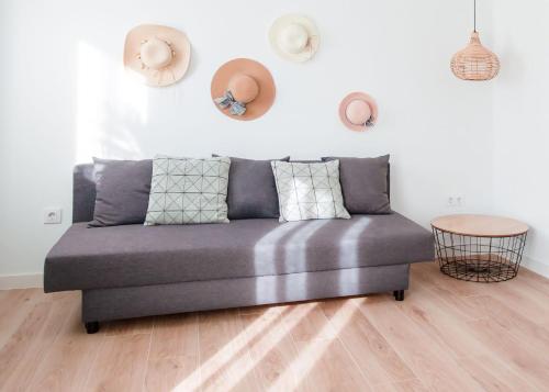 Ruang duduk di Boho Apartments