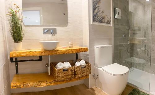 Bilik mandi di Boho Apartments