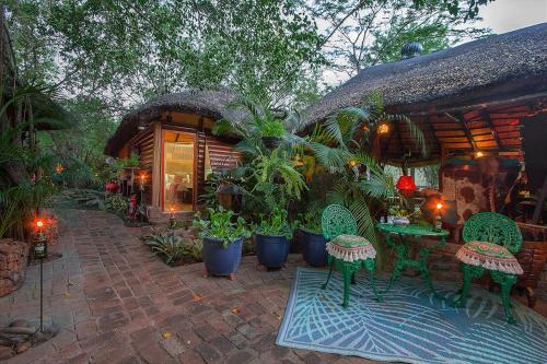 Jardín al aire libre en Wielewaal Bush Lodge
