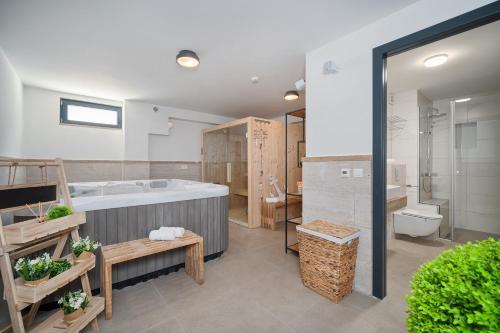 Kúpeľňa v ubytovaní Villa Porta Marina