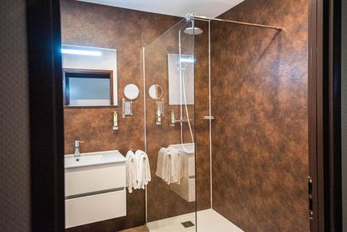 Ванная комната в Hotel Zwartewater