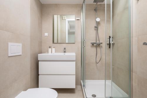 Kúpeľňa v ubytovaní Studio apartments in center of Opatija