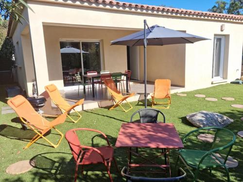 Photo de la galerie de l'établissement Maison pinarello à 200 mètres de la plage, à Zonza