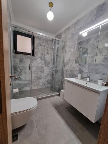 Koupelna v ubytování Breeze Studio