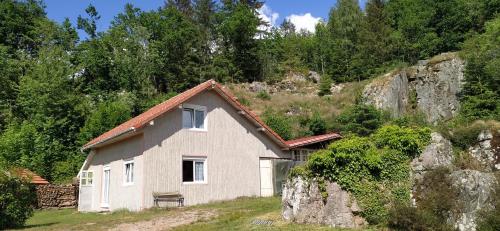 mały domek na środku góry w obiekcie Au garni w mieście Thiéfosse
