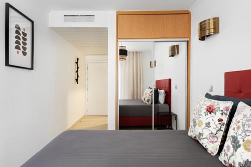 Säng eller sängar i ett rum på Lazy Days - Adults Only - Duna Parque Group