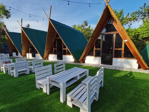 Zahrada ubytování Glamping Alona