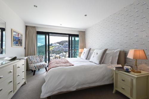 Postel nebo postele na pokoji v ubytování The Boats