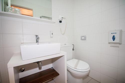 Koupelna v ubytování Hotel Mirta