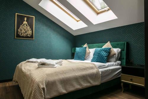 Katil atau katil-katil dalam bilik di Apartament Kalinowa - Szczyrk