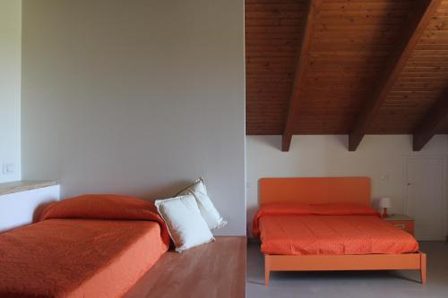 เตียงในห้องที่ Il Granaio