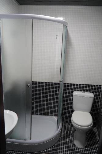 Koupelna v ubytování Gulistan Hotel
