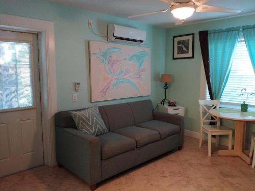 Zona d'estar a Tampa Bay beautiful apartment and private jacuzzi