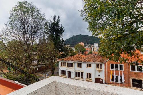 a view from the roof of a house at ApartaSuites & Hotel Bogota Suamox in Bogotá