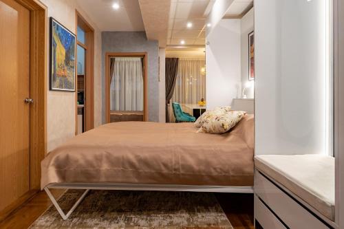 Ein Bett oder Betten in einem Zimmer der Unterkunft Stan kao san