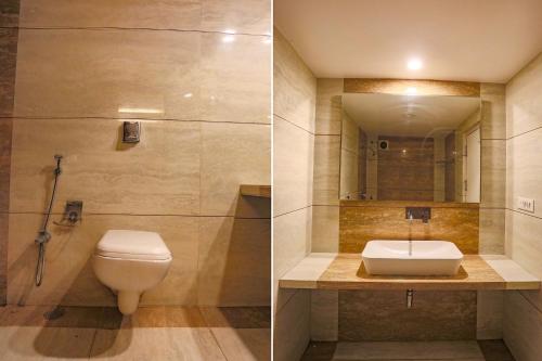 Koupelna v ubytování FabHotel Surya