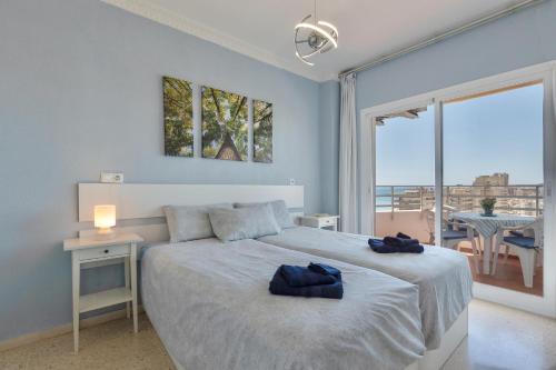 Postel nebo postele na pokoji v ubytování Apartamento Fuengirola