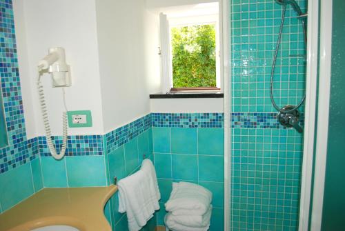 Kylpyhuone majoituspaikassa La Vispa Teresa