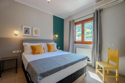 Posteľ alebo postele v izbe v ubytovaní Meros Filikon - Zakynthian Residencies