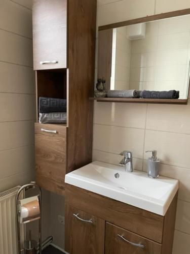 Ένα μπάνιο στο Appartements Nordhausen