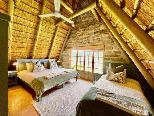 Katil atau katil-katil dalam bilik di Tugela River Lodge