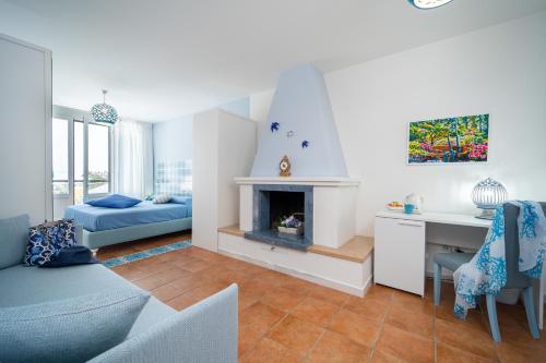 Postel nebo postele na pokoji v ubytování Almaré B&B
