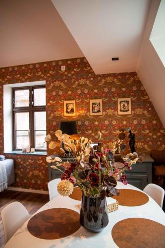 Et opholdsområde på Luxury apartment in Bergen's Gastronomic district