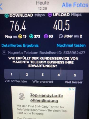 a screenshot of a cell phone screen with a website at Alpenpension Elferblick in Neustift im Stubaital