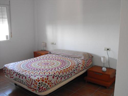 Postel nebo postele na pokoji v ubytování PRECIOSO APARTAMENTO EN URBANIZACION CAMPO DE GOLF