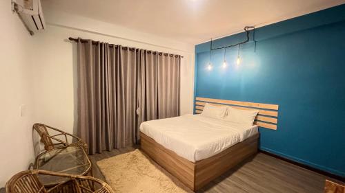 Katil atau katil-katil dalam bilik di Thamel Hotel & Spa