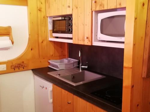 Appartement 2 pièces, 6 pers, animaux admis, Arc 1800 - FR-1-411-418