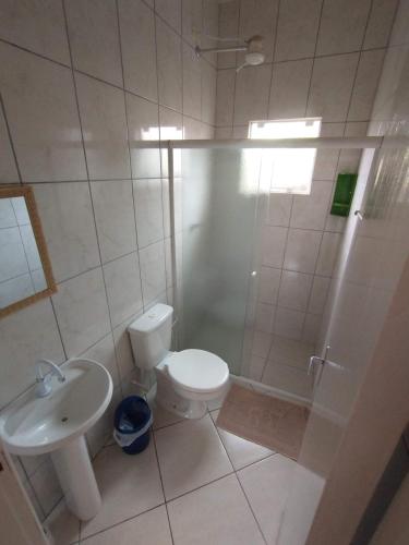 Ένα μπάνιο στο Residencial Boa Vista - Itapoá SC