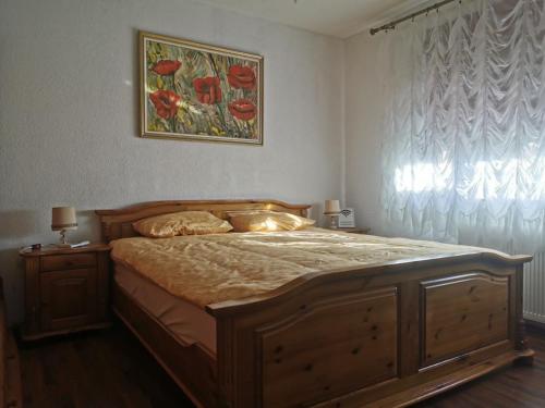 Кровать или кровати в номере House Leyla