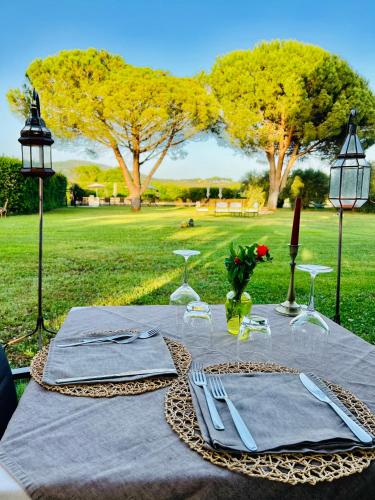 Zahrada ubytování B&B VALLE D'ORO
