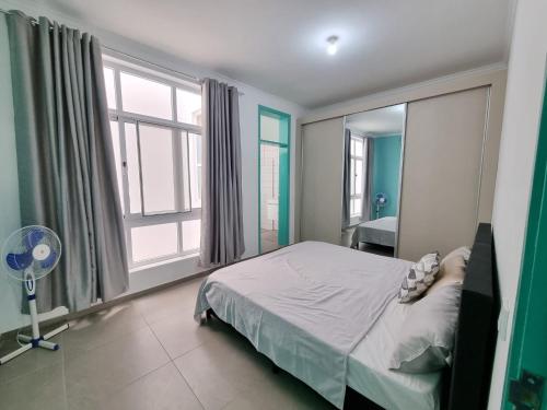 Giường trong phòng chung tại Appartement Cara do Mar