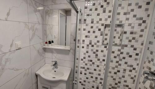 Koupelna v ubytování Vip Deluxe Apartment Arian