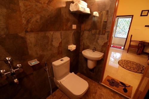 Koupelna v ubytování Nirrvaan homestay