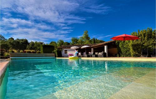 Awesome Home In La Roque Sur Cze With Outdoor Swimming Pool And 4 Bedrooms