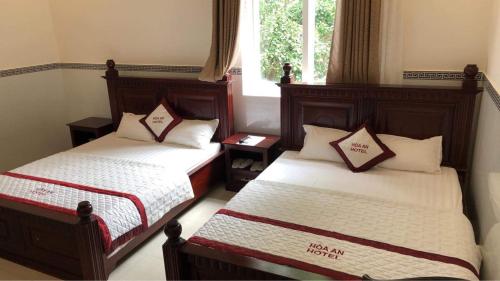 Hoa An Hotelにあるベッド