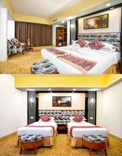 Ένα ή περισσότερα κρεβάτια σε δωμάτιο στο Hotel Star Pacific
