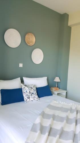 Postel nebo postele na pokoji v ubytování Elsa home