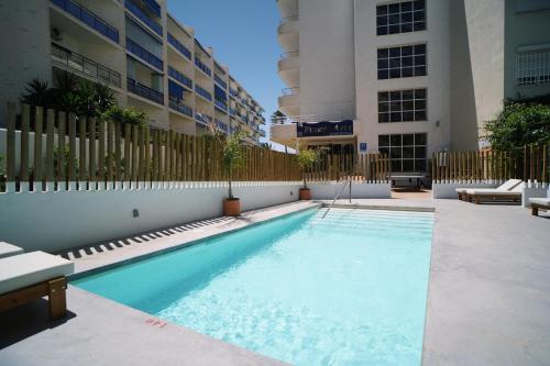 The swimming pool at or close to Puerto Azul Marbella