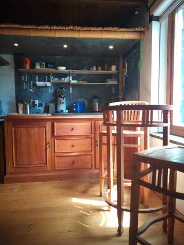 Una cocina o cocineta en Villa Blanco