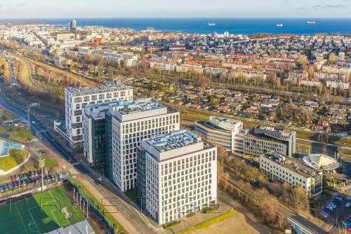 A bird's-eye view of Prestige Apartments Modern Tower Gdynia