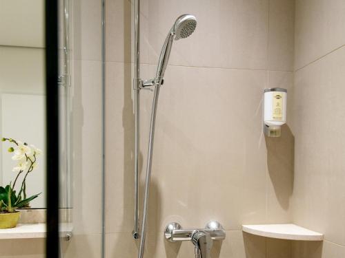 Koupelna v ubytování Hotel Wünschmann